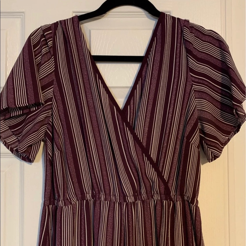 Pinstriped Jumpsuit
